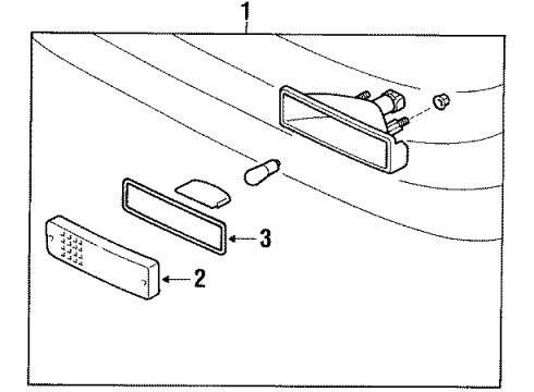 1988 Toyota Corolla Signal Lamps Diagram 2 - Thumbnail