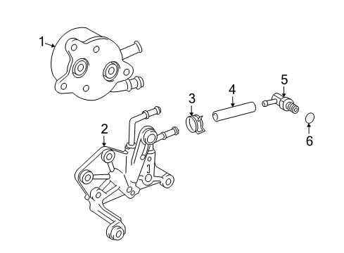 2012 Toyota Sequoia Cooler Assy, Transmission Oil Diagram for 33490-34010