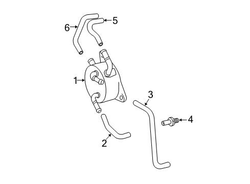 2010 Toyota Camry Trans Oil Cooler Diagram