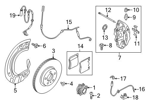 2021 Toyota GR Supra Anti-Lock Brakes Diagram 1 - Thumbnail