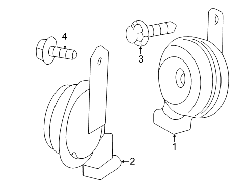 2003 Toyota Celica Horn Diagram