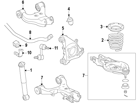 2012 Toyota Sequoia Bar, Stabilizer, Rear Diagram for 48812-0C020