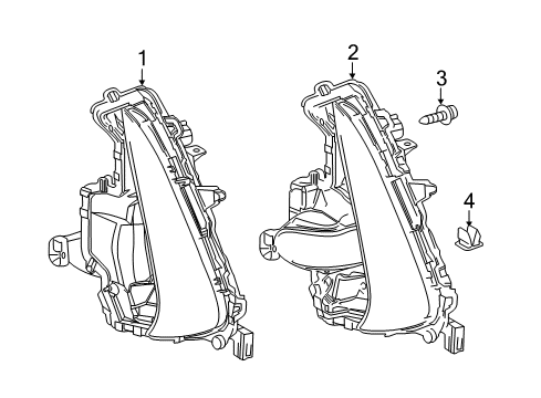 2019 Toyota Prius Prime Fog Lamps Diagram