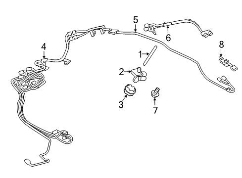 2011 Toyota Prius Cord Sub-Assembly, ANTEN Diagram for 86101-47350