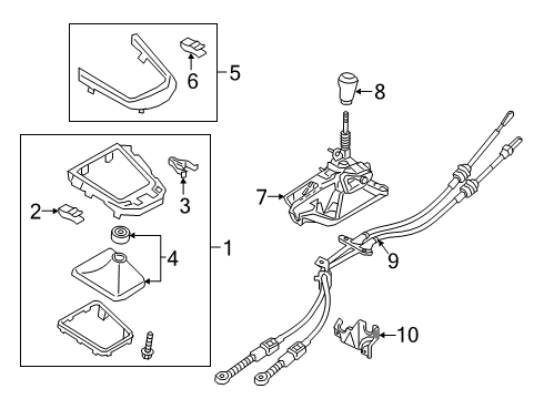 2020 Toyota Yaris Gear Shift Control - AT Diagram 2 - Thumbnail