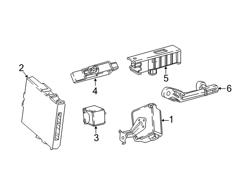 2018 Toyota C-HR Transmitter Assembly, Do Diagram for 89070-10090