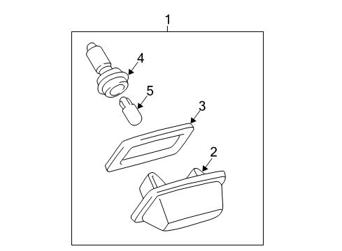 2003 Toyota Corolla License Lamps Diagram