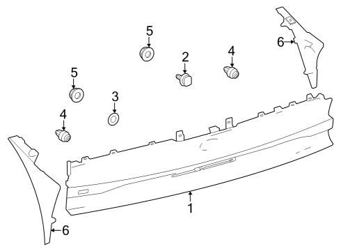 2023 Toyota Prius Tail Lamps Diagram 1 - Thumbnail