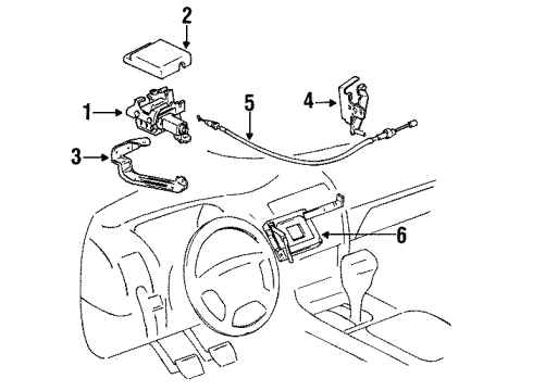 1995 Toyota Corolla Cruise Control System Diagram