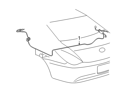 2004 Toyota Solara Antenna & Radio Diagram 2 - Thumbnail