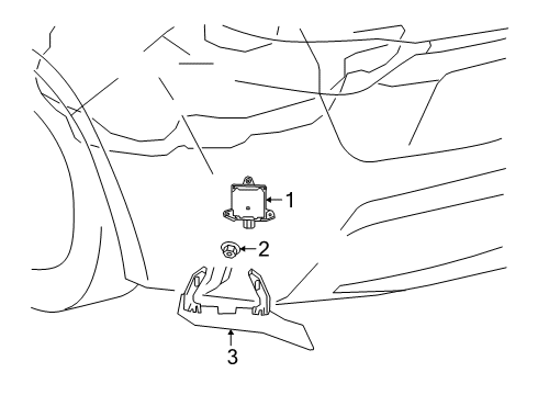 2022 Toyota Corolla Electrical Components - Rear Bumper Diagram