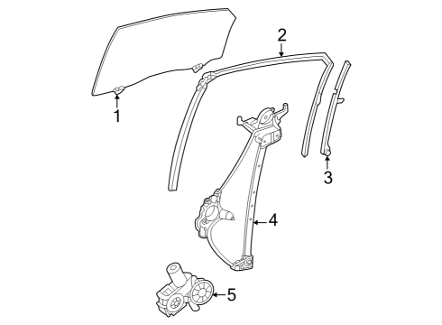 2023 Toyota Crown MOTOR ASSY, POWER WI Diagram for 85720-30520