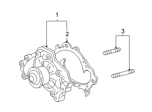 2006 Toyota Highlander Water Pump Diagram 3 - Thumbnail