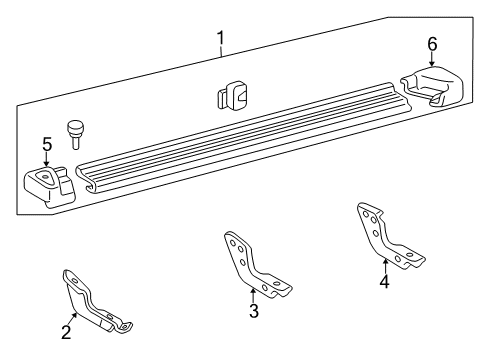 1996 Toyota 4Runner Running Board Diagram