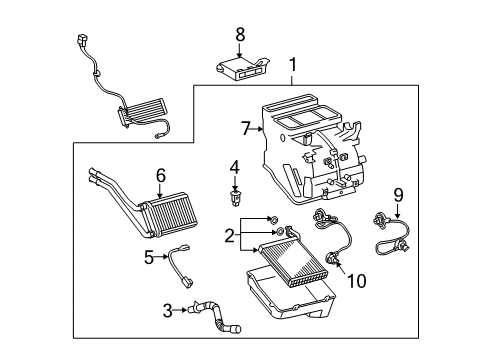 2009 Scion xD Switches & Sensors Diagram 1 - Thumbnail