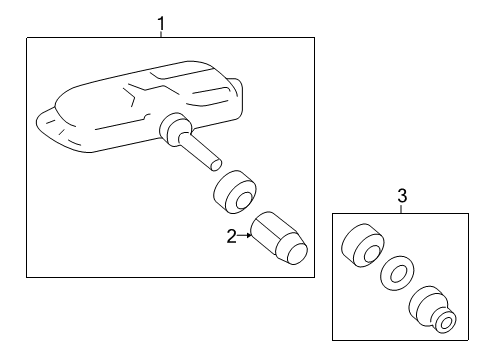 2021 Toyota Avalon Tire Pressure Monitoring, Electrical Diagram