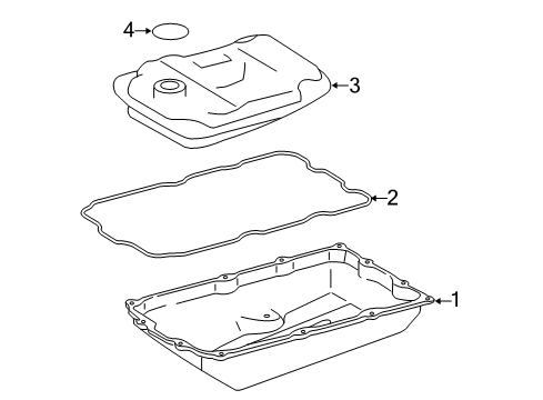 2013 Toyota Land Cruiser Case & Related Parts Diagram