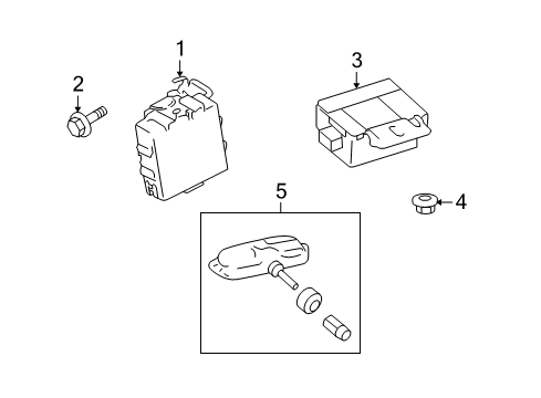 2010 Scion xB Tire Pressure Monitoring Diagram