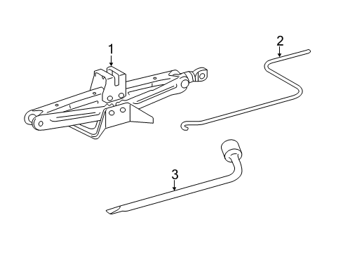 2013 Toyota Prius V Jack & Components Diagram