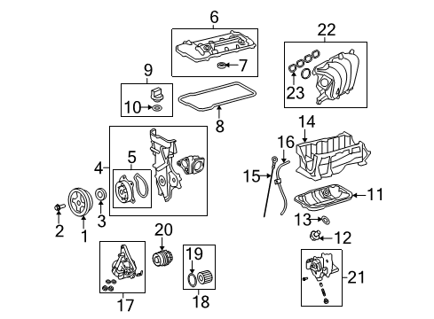 2013 Toyota Matrix Filters Diagram 3 - Thumbnail