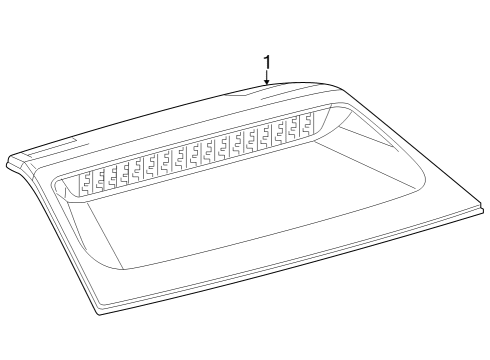 2023 Toyota Crown High Mount Lamps Diagram