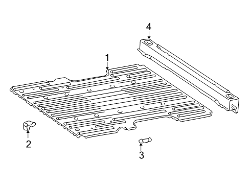 2006 Toyota Tundra Pick Up Box - Floor Diagram 4 - Thumbnail