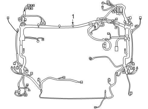 2012 Toyota RAV4 Wire, Engine Room Main Diagram for 82111-0R092