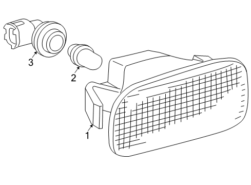 2005 Scion xA Side Repeater Lamps Diagram