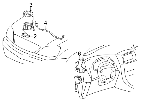 2002 Toyota Highlander Cruise Control System Diagram 1 - Thumbnail