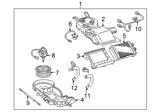 1997 Toyota 4Runner Connector, Heater Water Hose Diagram for 87156-35051