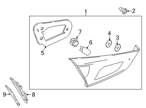 2017 Toyota Yaris iA Backup Lamps Diagram