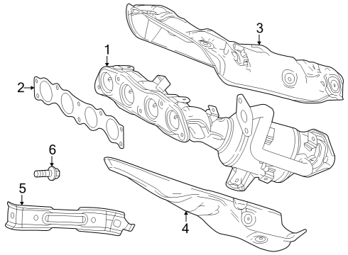 2023 Toyota Prius Exhaust Manifold Diagram