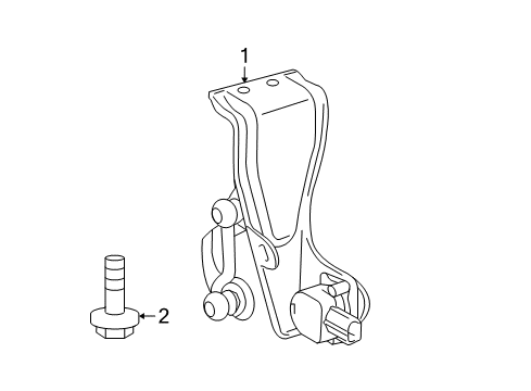 2015 Toyota Prius Plug-In Ride Control Diagram