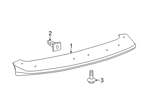 2021 Toyota Land Cruiser Rear Spoiler Diagram