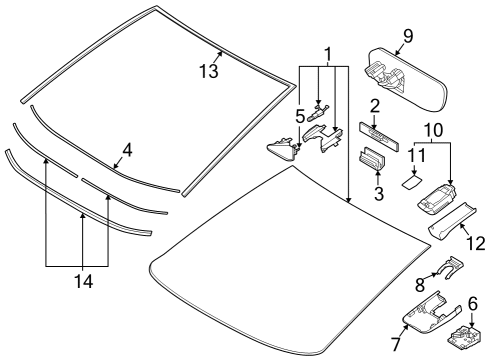 2023 Toyota bZ4X COMPUTER ASSY, CLEAR Diagram for 89340-42180