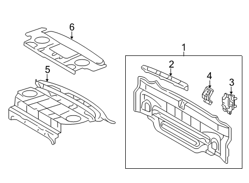 2013 Toyota Camry Rear Body Diagram 2 - Thumbnail