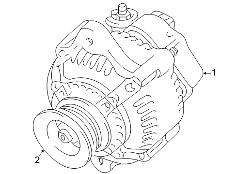 2007 Toyota FJ Cruiser Alternator Diagram 2 - Thumbnail