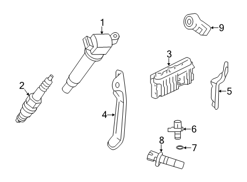 2020 Toyota Avalon Ignition System Diagram 1 - Thumbnail