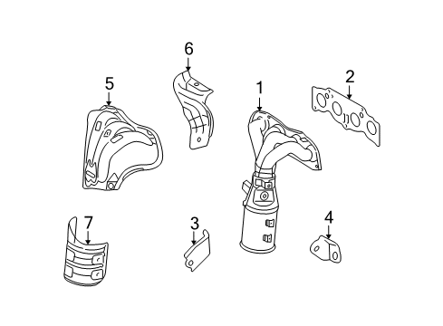 2013 Toyota Matrix Exhaust Manifold Diagram 2 - Thumbnail