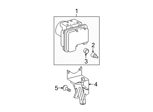 2009 Toyota Yaris Anti-Lock Brakes Diagram 1 - Thumbnail