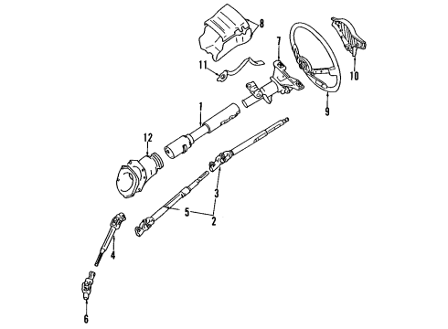 1990 Toyota Supra Reservoir Assy, Vane Pump Oil Diagram for 44360-14090