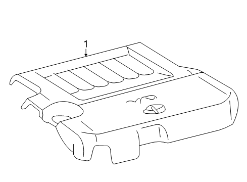 2013 Toyota Highlander Engine Appearance Cover Diagram 2 - Thumbnail