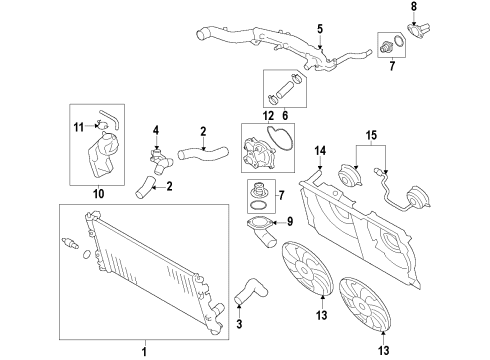 2015 Scion FR-S Fan Diagram for SU003-01173