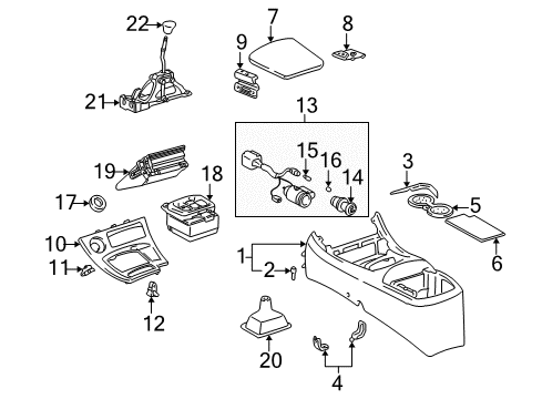 2002 Toyota Celica Lighter Assembly, CIGARE Diagram for 85500-30510