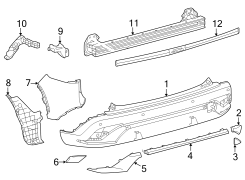 2023 Toyota Corolla Cross REFLECTOR ASSY, REFL Diagram for 81920-16020