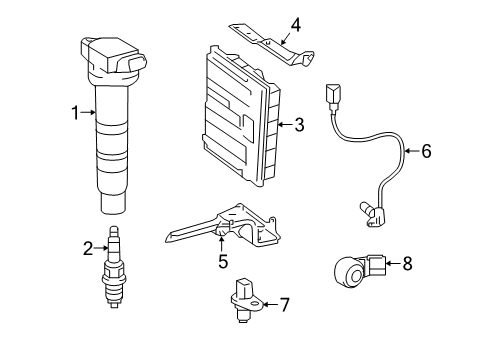 2020 Toyota Tacoma Ignition System Diagram 1 - Thumbnail