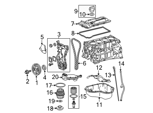 2010 Toyota Camry Filters Diagram 5 - Thumbnail