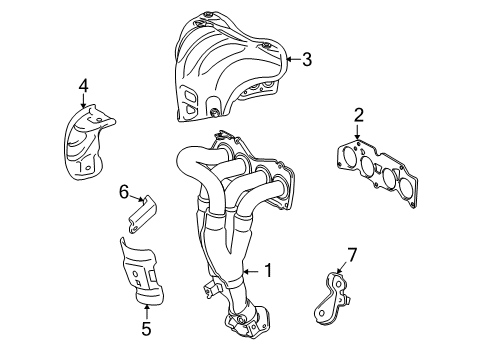 2011 Toyota Venza Exhaust Manifold Diagram 1 - Thumbnail