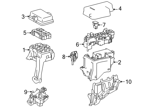 2014 Toyota RAV4 Fuse & Relay Diagram 2 - Thumbnail