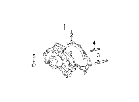 2002 Toyota Camry Water Pump Diagram 2 - Thumbnail